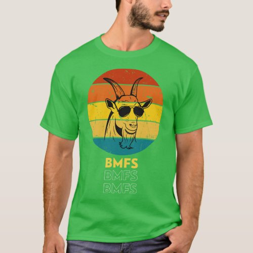 BMFS Billy Strings Billy Goat Vintage Sunset T_Shirt