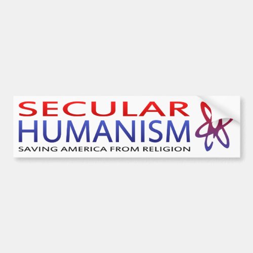 BMP Secular Humanism USA Bumper Sticker