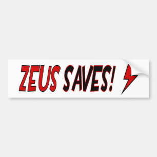 BMP Zeus Saves !!! Bumper Sticker