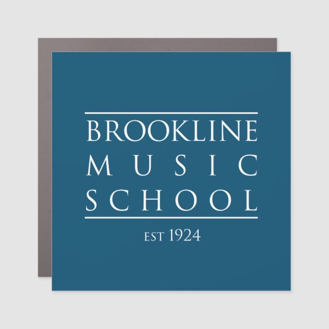 BMS Classic: Square Car Magnet (Front)