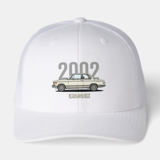 BMW 2002 Chamonix White Classic Car Hat