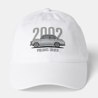 BMW 2002 Polaris Silver Classic Car Hat