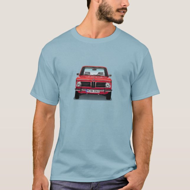 BMW 2002 - Verona Red T-Shirt (Front)