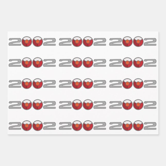 BMW 2002 WRAPPING PAPER SHEETS (Front)