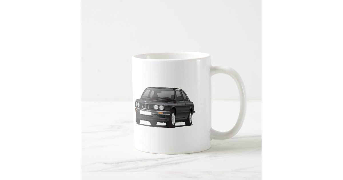 BMW 3 series, E30, illustration, black Coffee Mug