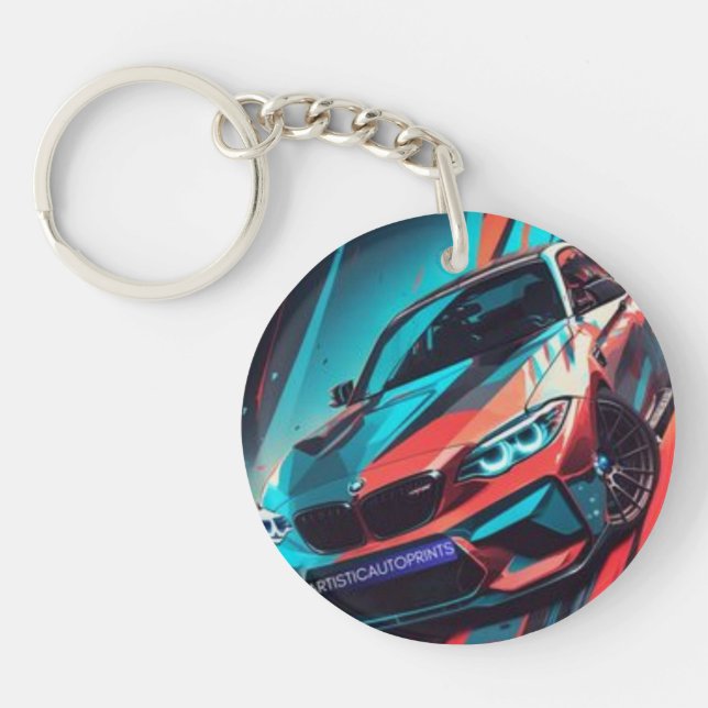 bmw car,Acrylic keyring (Front)