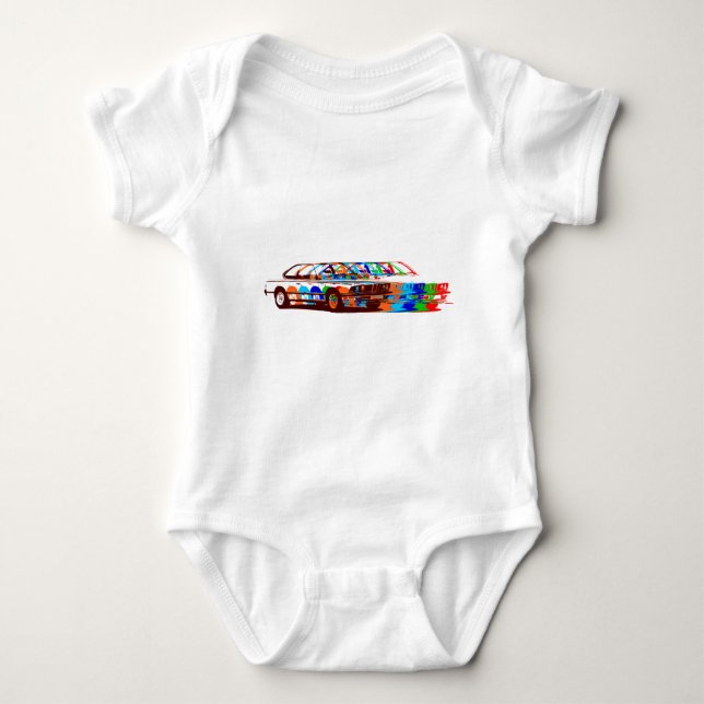 BMW Classic Full colours2 Baby Bodysuit (Front)