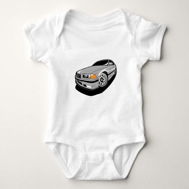 BMW Deatail grande Baby Bodysuit (Front)