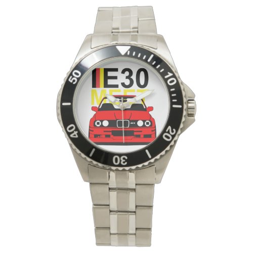 BMW E30 Custom Stainless Steel Watch Bracelet