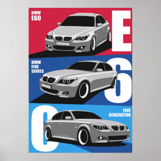 BMW E60 POSTER