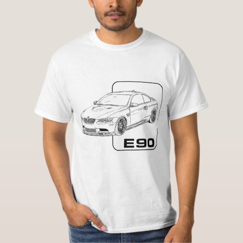 BMW E90 M3 Design for Car Lovers T_Shirt