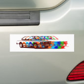 BMW FullColours Bumper Sticker (On Car)