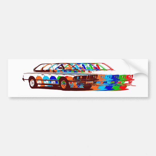 BMW FullColours Bumper Sticker (Front)