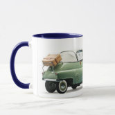 Silver BMW 3 series, E30, illustration Coffee Mug