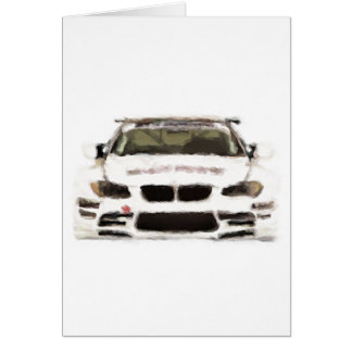 BMW M3 Racing Car Hand Painted Art Brush Template