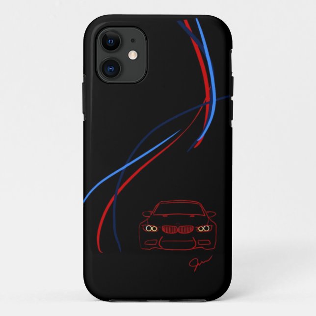 BMW M3 Stripes iPhone5 Case-Mate Case (Back)