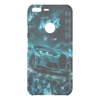 BMW M4 Phone Case – Teal Blue Spec Sheet Art, Goog