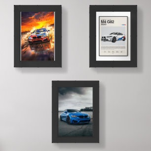 BMW M4 posters/wall design Wall Art Sets
