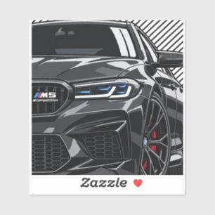 BMW M5 Competition Black Edition Car Sticker – Agg