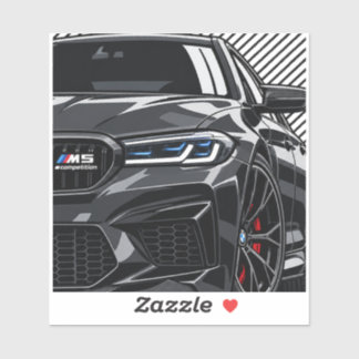 BMW M5 Competition Black Edition Car Sticker – Agg