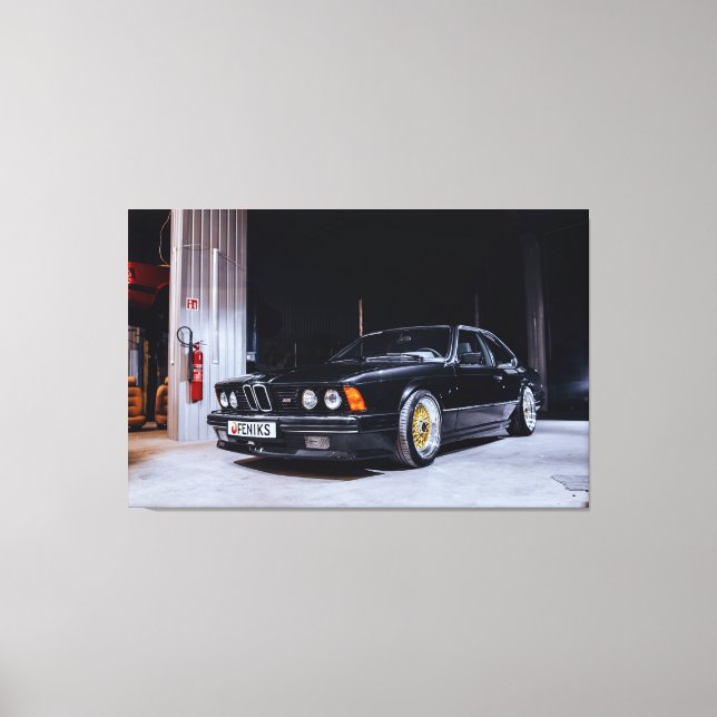 BMW M6 E23 6series Canvas Print (Front)