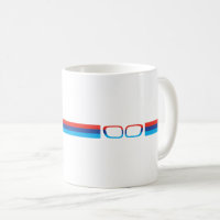BMW M horizontal stripes and kidneys Coffee Mug