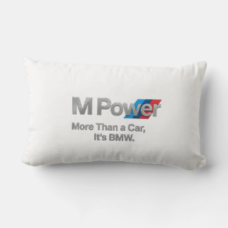 BMW M Power Decorative Pillow for Car Enthusiasts