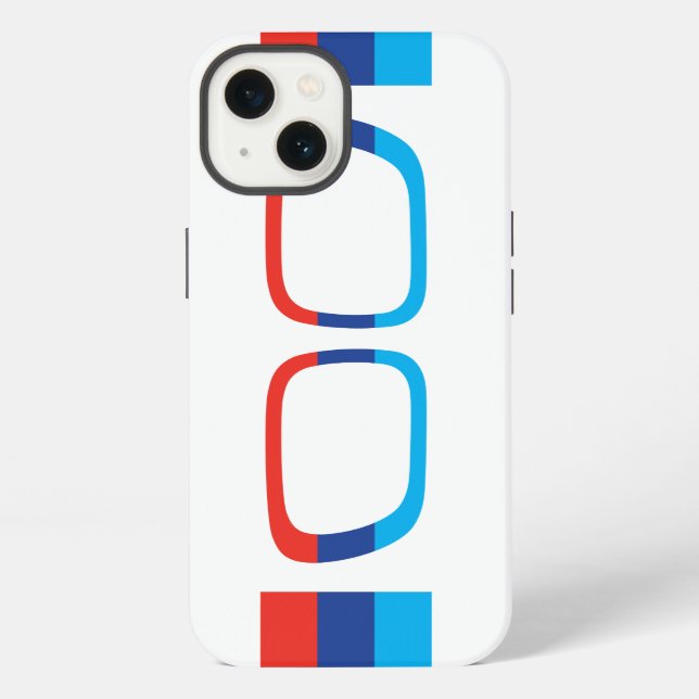 BMW M stripes and kidneys Iphone Case (Back)