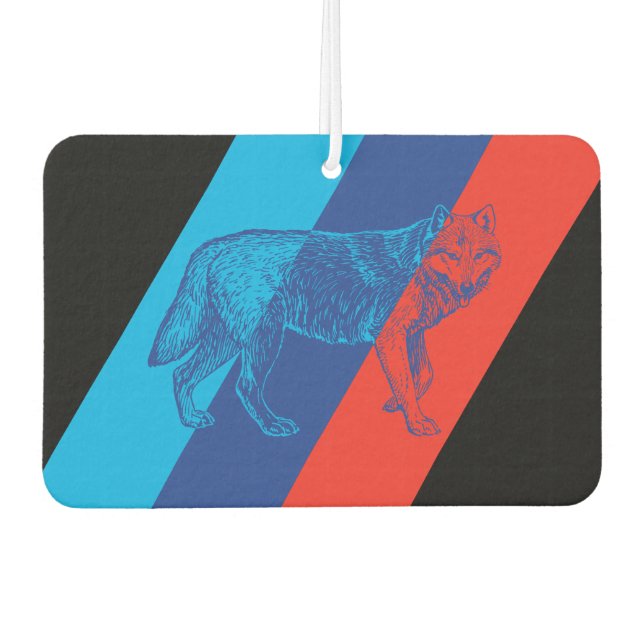 BMW M Wolf black Car Air Freshener (Front)