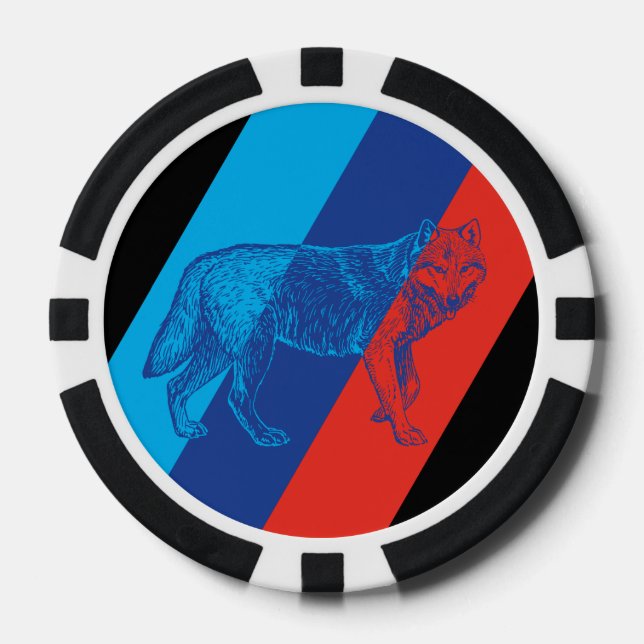 BMW M Wolf Fan Art Poker Chips (Front)