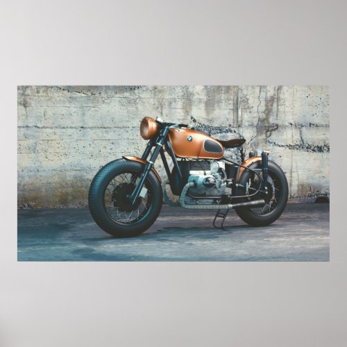 BMW Motorcycle  Poster