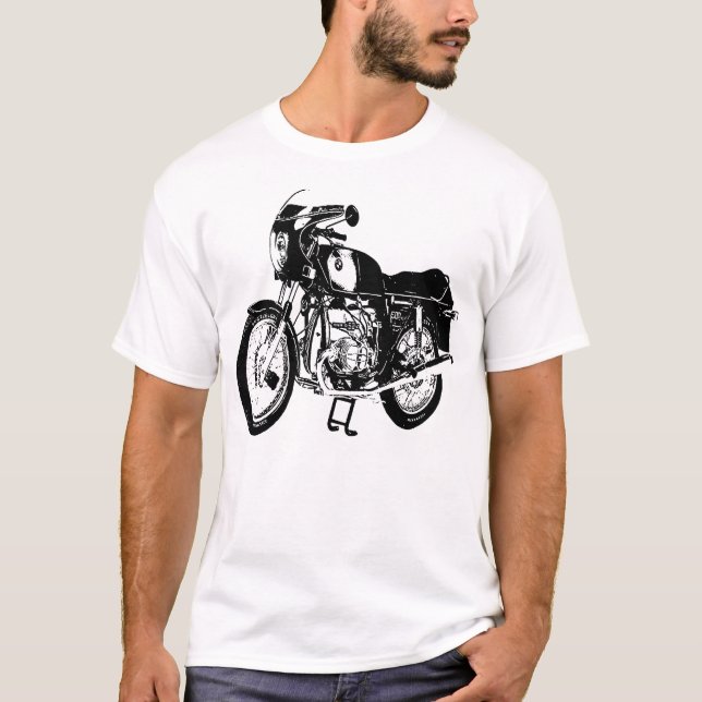 BMW R 90 S Motorcycle T-Shirt (Front)