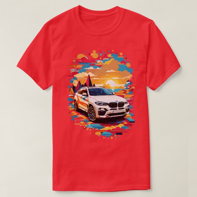 BMW X6 SUV 1 T-Shirt (Design Front)
