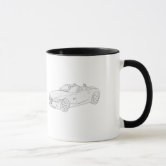 Silver BMW 3 series, E30, illustration Coffee Mug