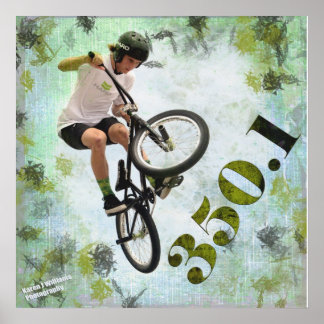 BMX 350.1, Copyright Karen J Williams Poster