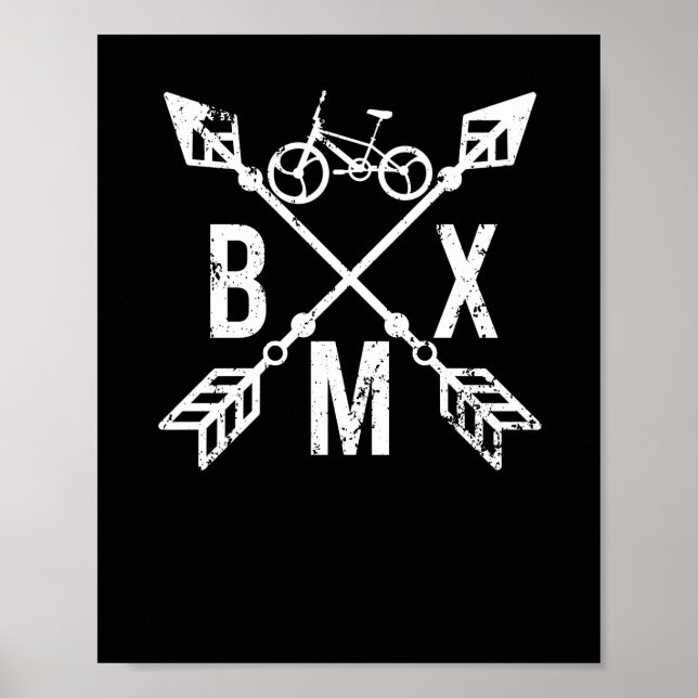 BMX Arrow Bike Motocross Stunt Freestyle Poster (Front)