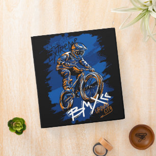 Bmx Bicycle Urban Graffiti streetwear  3 Ring Binder