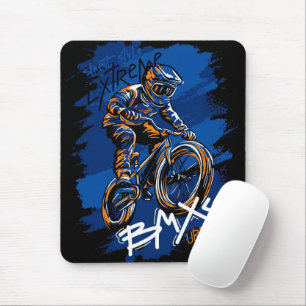 Bmx Bicycle Urban Graffiti streetwear Mouse Pad
