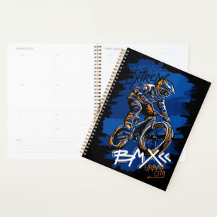 Bmx Bicycle Urban Graffiti streetwear Planner