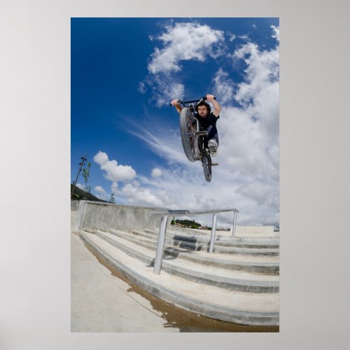 Bmx big air jump poster