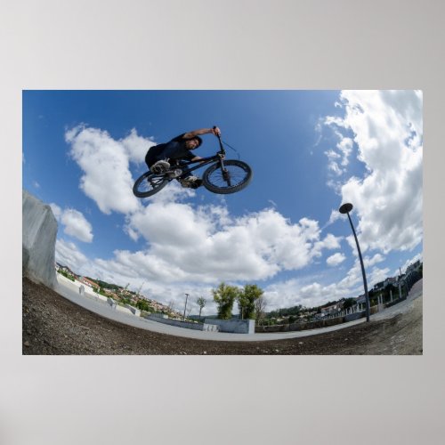 Bmx big air jump poster