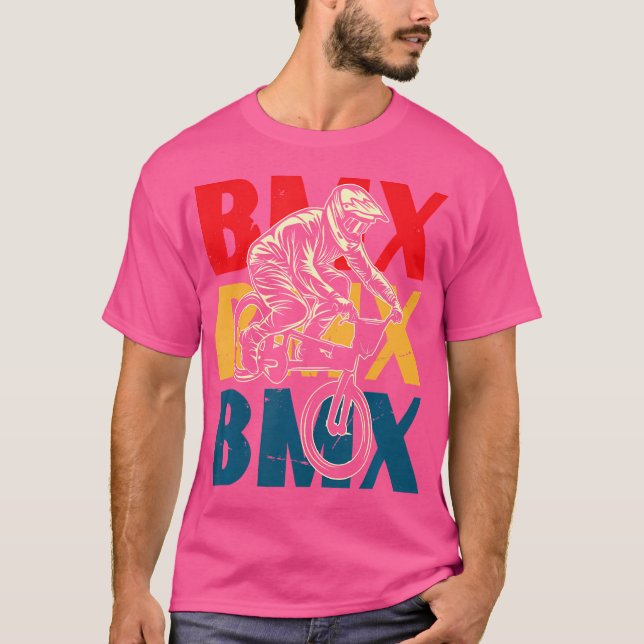 Bmx Bike Accessories Bmx Rider Ramp Bmx Downhill B T-Shirt (Front)