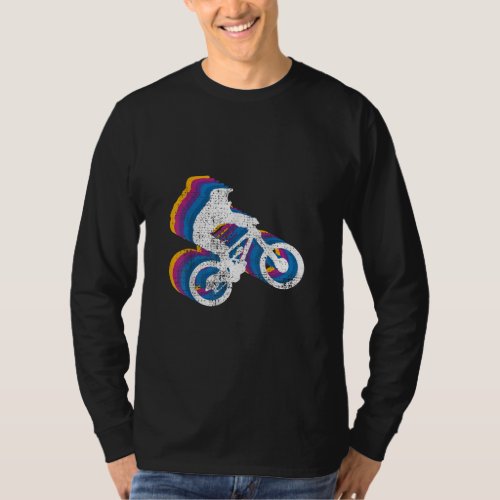 BMX Bike Biker Gift Vintage Wheely  T_Shirt