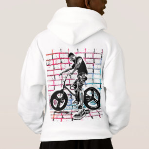 Bmx Bike - Bmx Urban Bicycle Apparel Hoodie