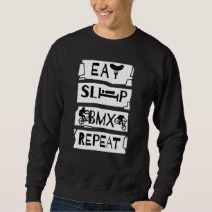 Bmx Bike Cyclist Bmx Ramp Bicycles Cycling Biking  Sweatshirt