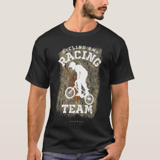 BMX Bike Cyprus Flag Biking Cycling Racing BMX 270 T-Shirt