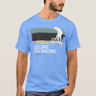 BMX Bike Estonia Flag Biking Cycling Racing BMX  2 T-Shirt