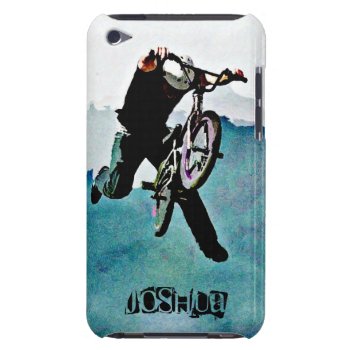 Bmx Bike Freestyle Trick Stunt Rider Ipod Touch Cover by RetroZone at Zazzle