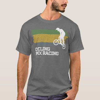 BMX Bike Gabon Flag Biking Cycling Racing BMX 307 T-Shirt