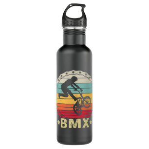 BMX Bike Racing Vintage Gifts For Bicycle Racing S Stainless Steel Water Bottle